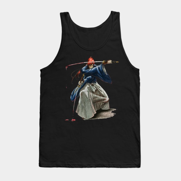 Samurai X Vintage Tank Top by madnem